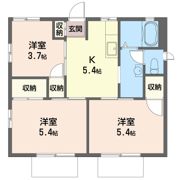コーポウチダの間取り画像