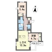 シャーメゾン小仲台の間取り画像