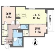 シャーメゾン小仲台の間取り画像