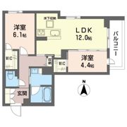 シャーメゾン小仲台の間取り画像