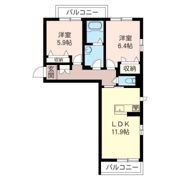 グランフィールド参番館の間取り画像