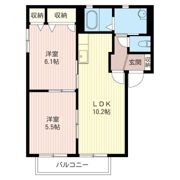 メゾン神田 Bの間取り画像