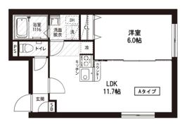 レピュア菊川駅前レジデンスの間取り画像