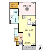 ティアラ Dの間取り画像