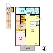 スター フォール Bの間取り画像