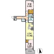 セレスティア谷中の間取り画像