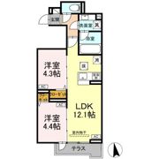 セレスティア谷中の間取り画像