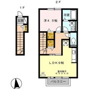 vesperbell(ﾍﾞｽﾊﾟｰﾍﾞﾙ)の間取り画像