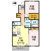 パークハイム巽南の間取り画像