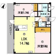エスポワール三松の間取り画像