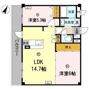 エスポワール三松の間取り画像