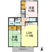 ウィルモアおびたの間取り画像