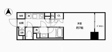 TFレジデンス川崎殿町WESTの間取り画像