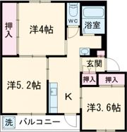 ヴィラナリー折戸 1号棟の間取り画像