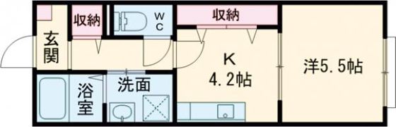 コスモハイツの間取り画像
