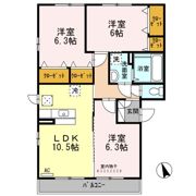 Villa Primavera Ⅰ棟の間取り画像