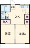 ハイツ神山1号棟の間取り画像