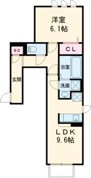 D-ROOM桂の間取り画像