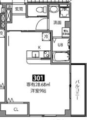 ネクスタージュ新松戸の間取り画像