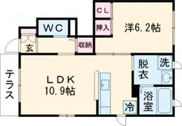 かぐや姫パークAの間取り画像