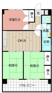 アーバンプラザ21の間取り画像