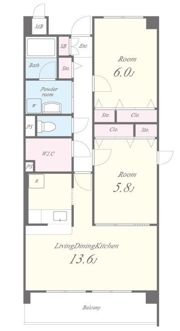 エヴァン千里山の間取り画像