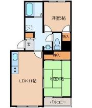 トリヴァンベール中倉の間取り画像