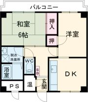 エバーライフ通町の間取り画像