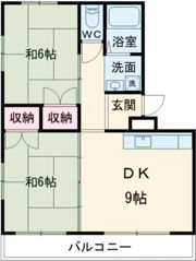 メロディハイツ下村Ⅰの間取り画像