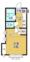 信開セルーラ駅南Sの間取り画像