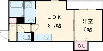 セレニティ豊川A棟の間取り画像