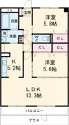 風の杜北館の間取り画像