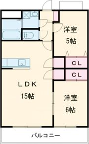 バルパレー城西の間取り画像