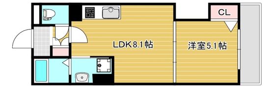 セレニティ豊川A棟の間取り画像