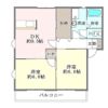 ハピネスⅡの間取り画像