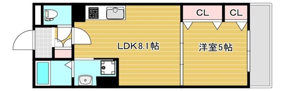 セレニティ豊川A棟の間取り画像