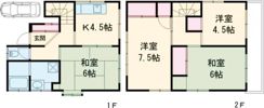 神明台3丁目貸家の間取り画像