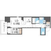 K-COURT谷町四丁目の間取り画像