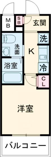 エスリード神戸WESTの間取り画像