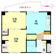 洋光ハイツ中山の間取り画像
