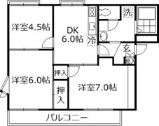 ジュネスベルBの間取り画像
