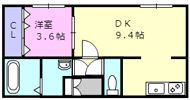 アンダーズ苫小牧駅前の間取り画像