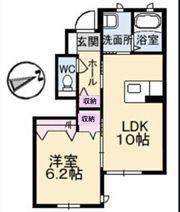 プレジール南観音の間取り画像