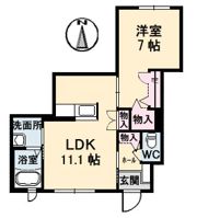レジデンス広島駅東の間取り画像