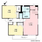 シャーメゾン木屋 B棟の間取り画像