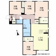 MAST東櫛原 B棟の間取り画像