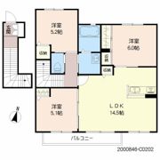 エアホルク ヴィラ C棟の間取り画像