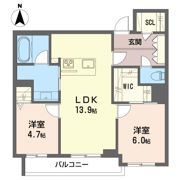 エクレートの間取り画像