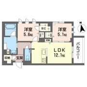 フェール シュヴァルの間取り画像
