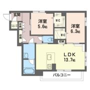 リラフォートの間取り画像